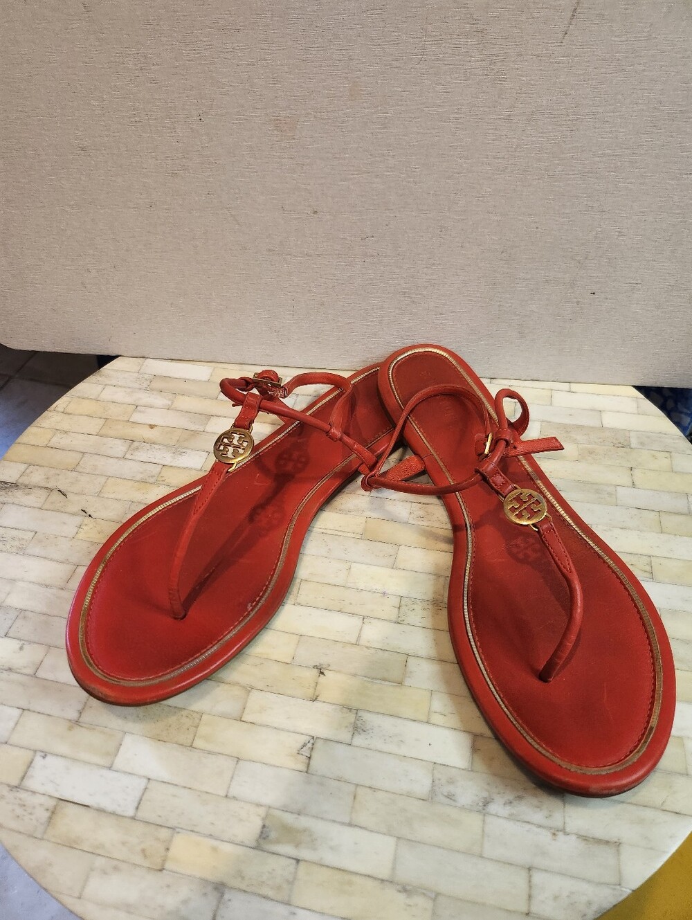 Tory Burch Emmy Flat Sandals size 11